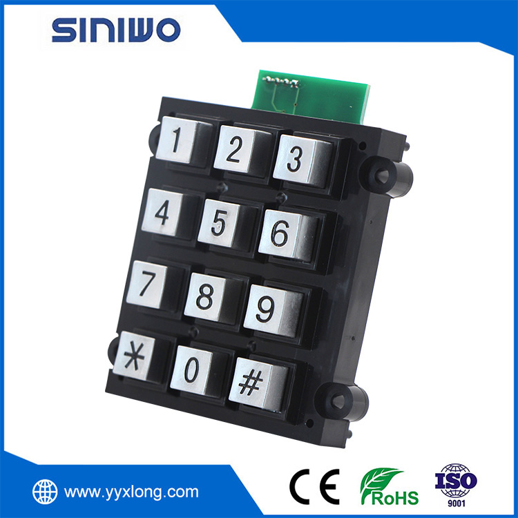 3x4 Industrial Matrix Keypad