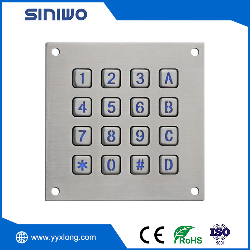 Industrial Intercom System Keypad