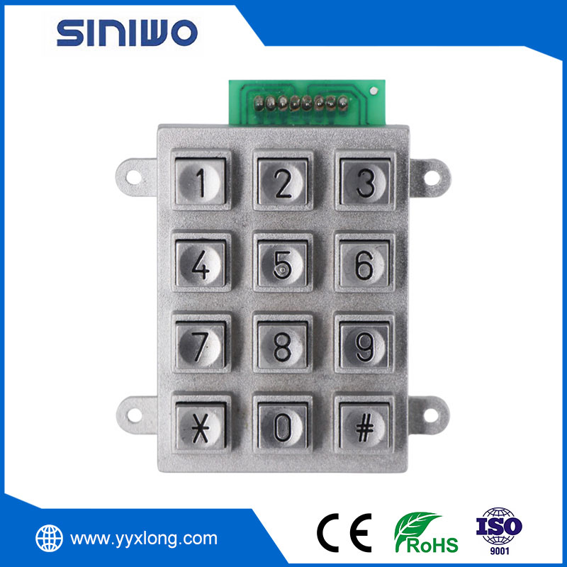 Industrial Metal Keypad