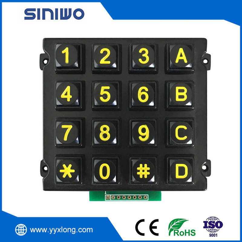 Kiosk Industrial Metal Keypad