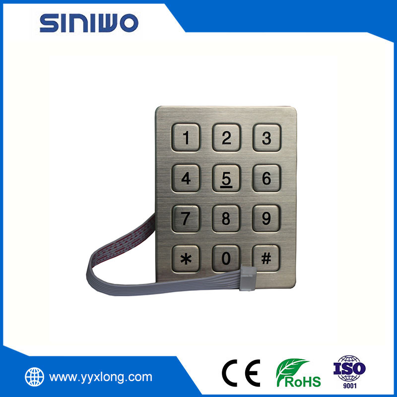 Metal Waterproof Industrial Keypad