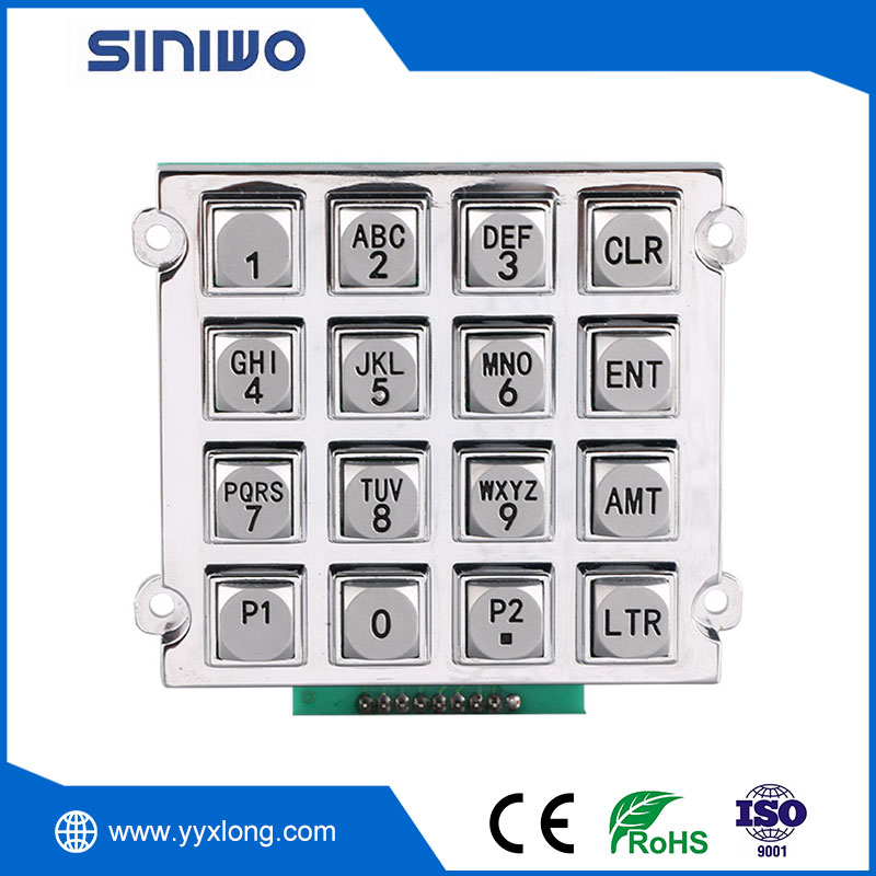 Vandal Proof Industrial Keypad