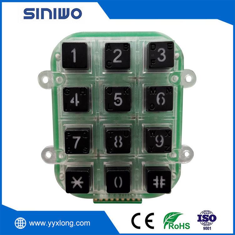 Waterproof Industrial 3x4 Switch Keypad